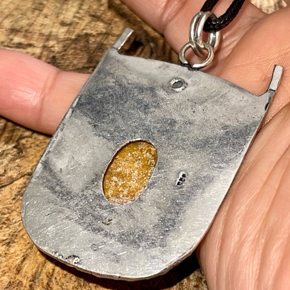 Tiger Eye & Aventurine Pendant 2 1/4” - Picture 9 of 10